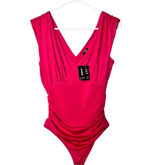 Express Tops - Express Women's Dressy Classy Body Contour Compression Collection  Bodysuit Sz S